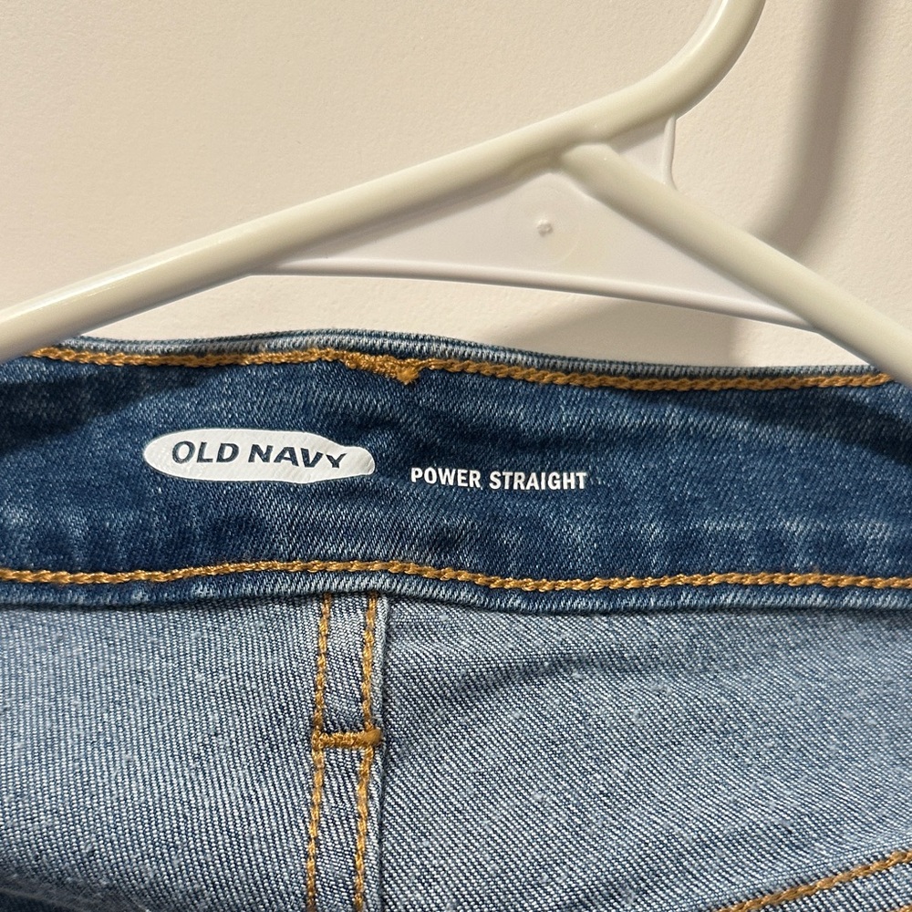 Old Navy Women's Light Blue Straight Leg Jeans